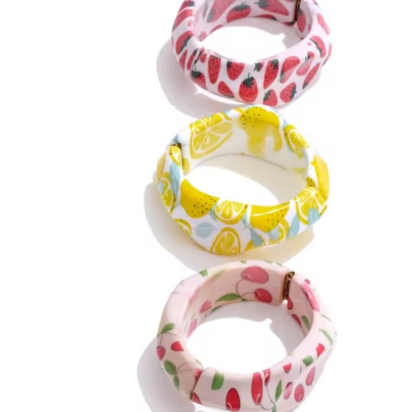 Cherry 🍒 Colorful Fruit Pattern women Bracelets - Picture 5 of 11